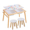 Kids Sensory Table Sand Water Play with 2 Storage Bins Chair Set