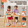 Kids Sensory Table Sand Water Play with 2 Storage Bins Chair Set