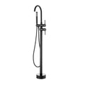 Freestanding Bath Faucet Floor Mount 360° Swivel Spout Shower Mixer