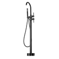 Freestanding Bath Faucet Floor Mount 360° Swivel Spout Shower Mixer