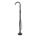Freestanding Bath Faucet Floor Mount 360° Swivel Spout Shower Mixer