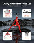 Pipe Jack Stands 1134kg Adjustable 610-1067mm Portable Folding