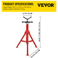 Pipe Jack Stand V-Head 2500LB 52
