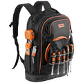 Tool Backpack 65 Pockets Heavy Duty Work Organizer Laptop Compartment