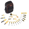 Tool Backpack 65 Pockets Heavy Duty Laptop Compartment Electrician