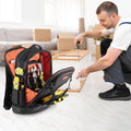 Tool Backpack 65 Pockets Heavy Duty Laptop Compartment Electrician