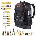 Tool Backpack 65 Pockets Heavy Duty Laptop Compartment Electrician