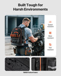 Tool Backpack 64 Pockets Heavy Duty Laptop Compartment Work Bags