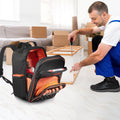 Tool Backpack 49 Pockets Laptop Compartment Heavy Duty Work Bag