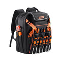 Tool Backpack 45 Pockets Heavy-Duty Laptop Compartment Electrician Work