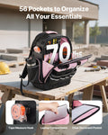 Tool Backpack 56 Pockets Heavy Duty Storage Organiser Laptop Compartment