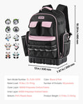 Tool Backpack 56 Pockets Heavy Duty Storage Organiser Laptop Compartment