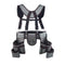 Tool Belt, 22 Pockets Tool Pouch with Suspenders for Men, Heavy Duty Adjustable Utility Belt Bag Suspenders for Electrician, Carpenter, Construction, Work Apron Organizer Waist Adjust 81-173 cm