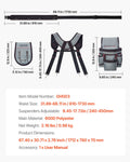Tool Belt 22 Pockets Heavy Duty Carpenter Electrician Suspenders