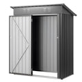 Metal Garden Shed 1533x876x1815mm Lockable Door 2 Vents