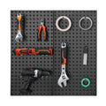 Metal Pegboard 2 Panels 600x305mm Wall Organiser Home