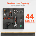 Metal Pegboard 2 Panels 600x305mm Wall Organiser Home