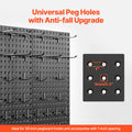 Metal Pegboard 2 Panels 600x305mm Wall Organiser Home