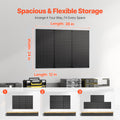 Metal Pegboard 60x30cm 3 Panel Wall Organiser Home Office Storage