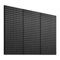 Metal Pegboard 60x30cm 3 Panel Wall Organiser Home Office Storage
