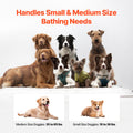 VEVOR Portable Dog Bath Tub Elevated Foldable Small Medium Pets Light Blue