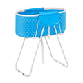 VEVOR Portable Dog Bath Tub Elevated Foldable Small Medium Pets Light Blue
