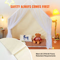Kids Play Tent Indoor Outdoor Yurt Mat Lamp Windows 1-5 Years