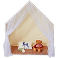 Kids Play Tent Indoor Outdoor Yurt Mat Lamp Windows 1-5 Years