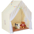 Kids Play Tent Indoor Outdoor Yurt Mat Lamp Windows 1-5 Years