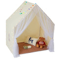 Kids Play Tent Indoor Outdoor Yurt Mat Lamp Windows 1-5 Years