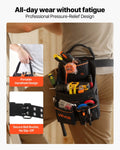 Tool Pouch Belt 14 Pockets Heavy Duty Adjustable 83-127cm Electrician
