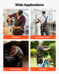 Tool Pouch Belt 14 Pockets Heavy Duty Adjustable 83-127cm Electrician