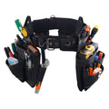 Tool Belt 18 Pocket Heavy Duty Adjustable Work Apron Organizer 80-131cm