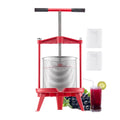 Giselle 14L Fruit Wine Press Stainless Steel Manual Juice Maker Cider