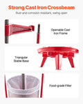 Giselle 14L Fruit Wine Press Stainless Steel Manual Juice Maker Cider