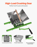 Fruit Crusher 7L Stainless Steel Manual Grinder Apple Wine Cider