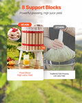 Fruit Wine Press Manual 12L Wood Basket Home Winemaking