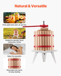Fruit Wine Press Manual 12L Wood Basket Home Winemaking