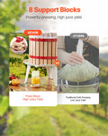 Fruit Wine Press Manual 18L Wood Basket Winemaking Equipment
