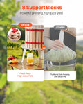 Fruit Wine Press 6L Manual Juice Maker Solid Wood Cider Apple Grape