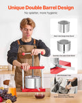 Cefito 3L Fruit Wine Press Stainless Steel Manual Juice Maker