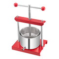 Cefito 3L Fruit Wine Press Stainless Steel Manual Juice Maker