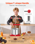 VEVOR Fruit Wine Press Manual 6L Stainless Steel Winemaking