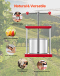 VEVOR Fruit Wine Press Manual 6L Stainless Steel Winemaking