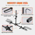 2-Bike Rack Hitch Mount Folding Carrier 1.25