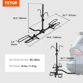 2-Bike Rack Hitch Mount Folding Carrier 1.25