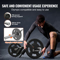 Safety Squat Bar, 318kg Fitness Squat Bar, Safety Squat Bar Attachment with Shoulder and Arm Pads, 28mm Diameter Weight Bar, Ideal for Front Squats, Lunges, Rehab, Physical Therapy