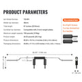 Safety Squat Bar 318kg 28mm Diameter Shoulder Arm Pads