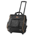 Rolling Tool Bag 110lb 25 Pockets Heavy Duty Wheels Telescopic Handle