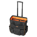 Rolling Tool Bag 110lbs 25 Pockets Telescoping Handle Wheels